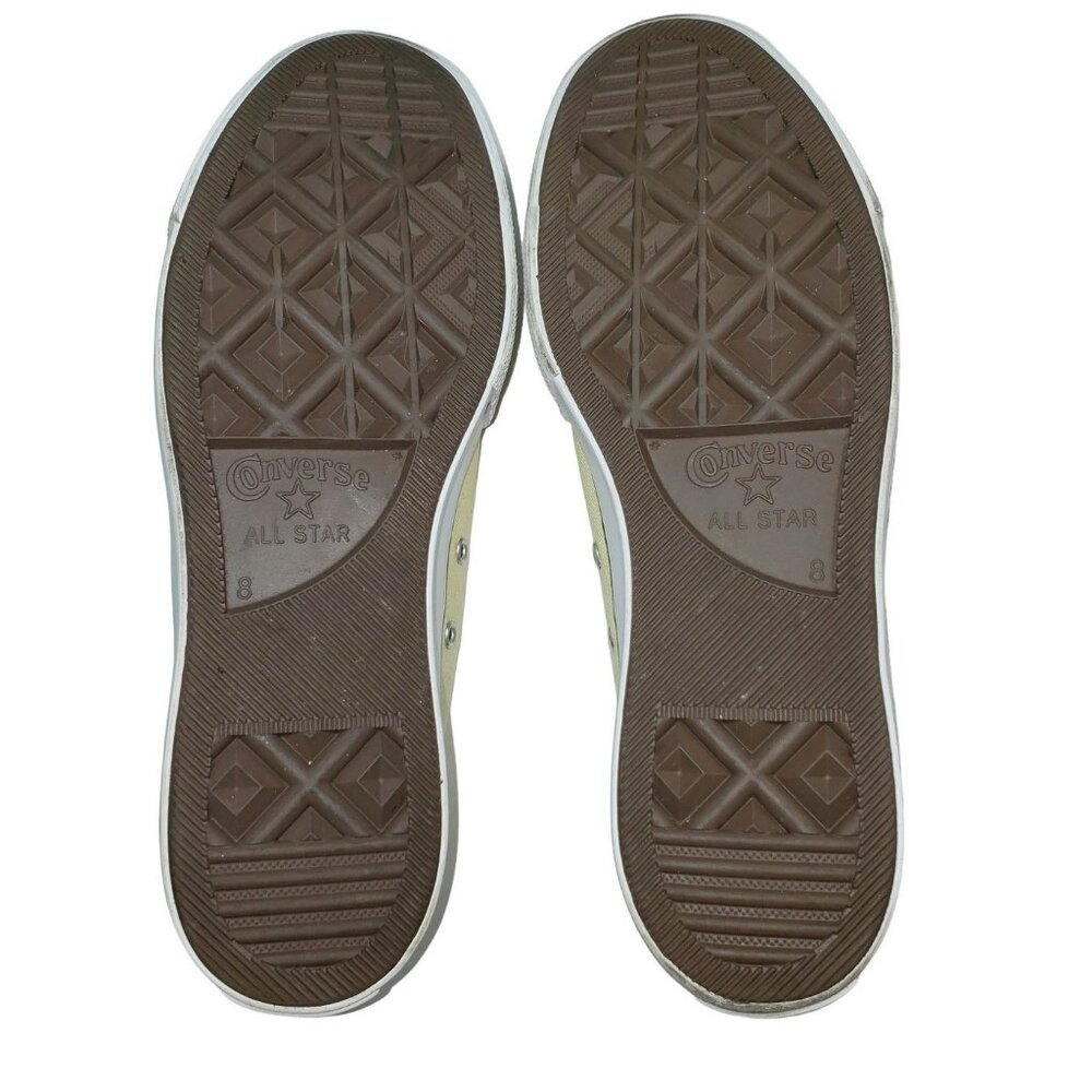 Converse All Stars platform Chuck Taylor, lemon yellow, women's size 10 low top - Picture 6 of 7